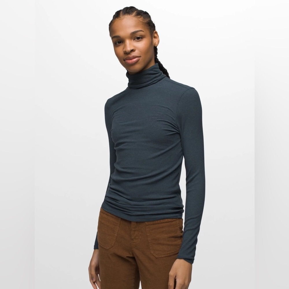 prAna Foundation Rib Turtleneck